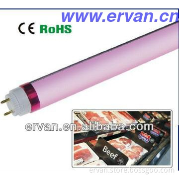 Pink Color LED Tube 77 for Meat Dispaly Work on G13 Lamp Holder